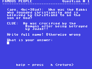 Famous People — ss (WOR)