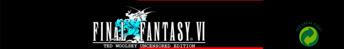 Final Fantasy VI : Ted Woolsey Uncensored Edition — box-2D-side (SS)