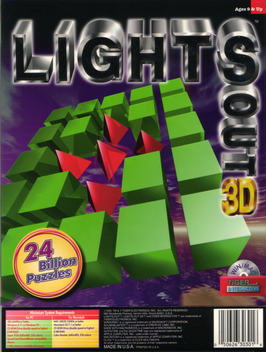 Lights Out 3D box art