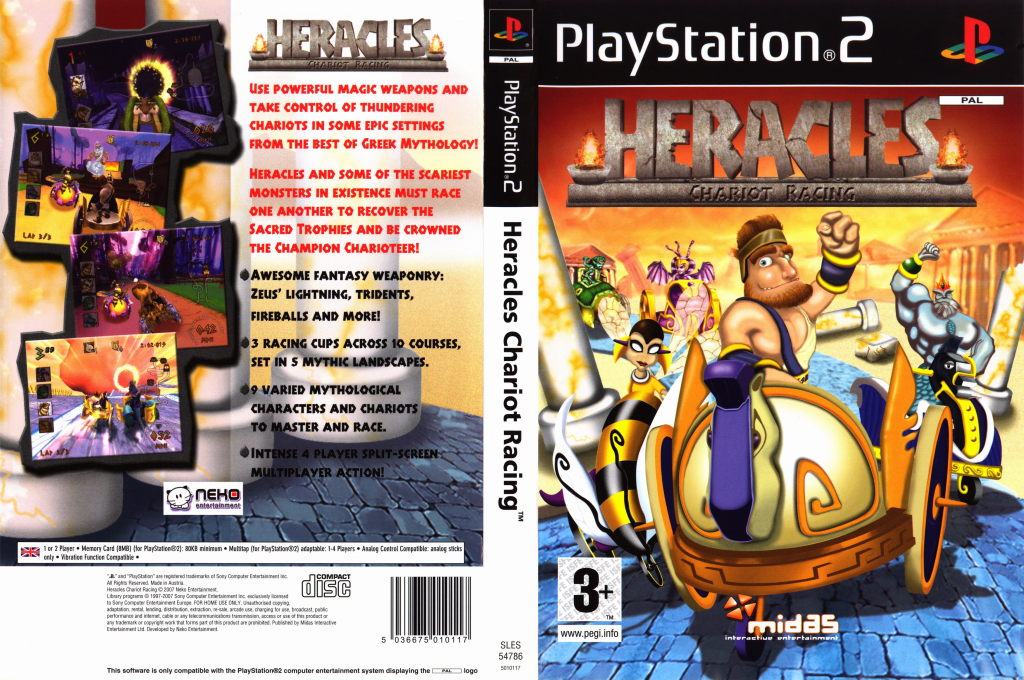 Heracles - Chariot Racing — box-texture (EU)