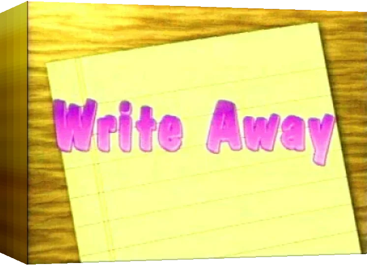ZZZ:Lightspan - Write Away — box-3D (US)
