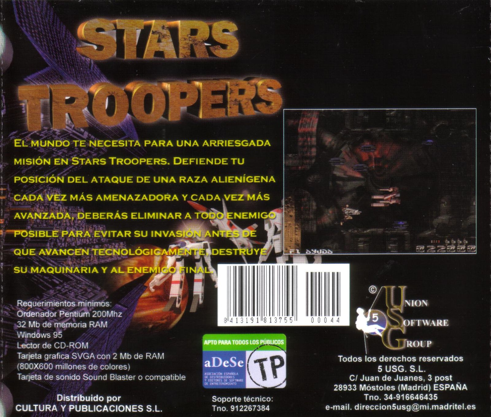 Stars Troopers — box-2D-back (WOR)
