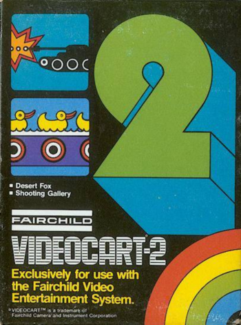 Videocart-2 - Desert Fox, Shooting Gallery box art