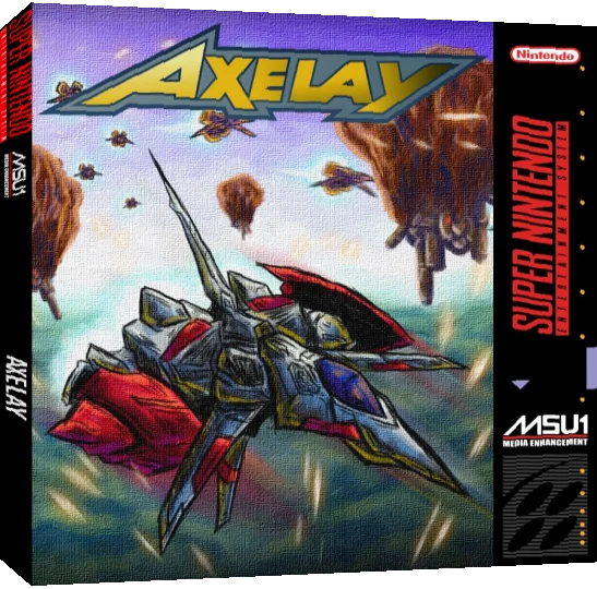 Axelay — box-3D (US)