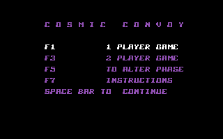 Cosmic Convoy — sstitle (WOR)