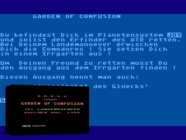 Garden Of Confusion — mixrbv2 (WOR)