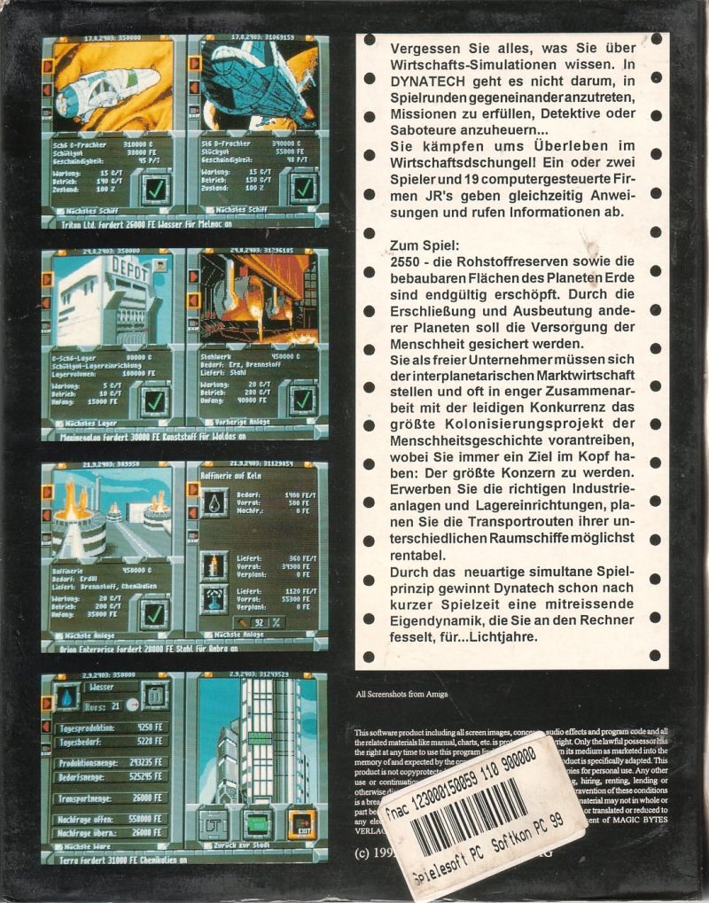 Dynatech: 30th Anniversary Edition — box-2D-back (WOR)