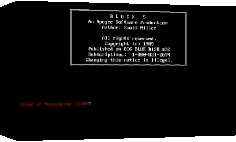 Block Five — box-3D (WOR)