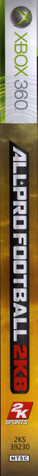 All-pro Football 2k8 — box-2D-side (CA)