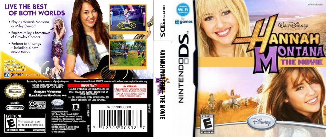 Hannah Montana - The Movie — box-texture (US)