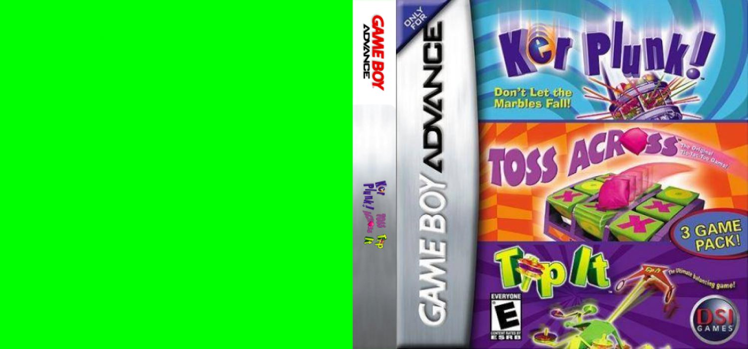 3 Game Pack! - Ker Plunk! + Toss Across + Tip It — box-texture (US)