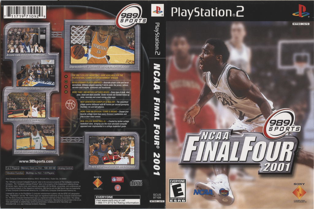 NCAA Final Four 2001 — box-texture (US)