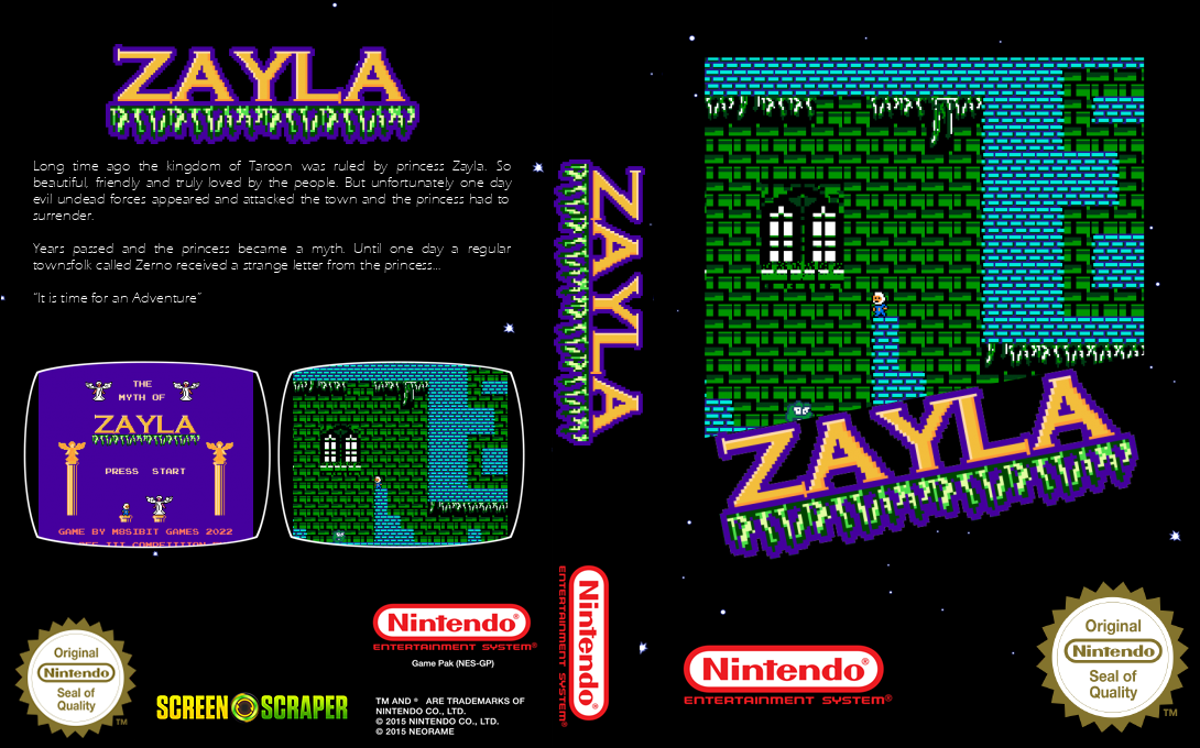 Myth of Zayla, The — box-texture (SS)