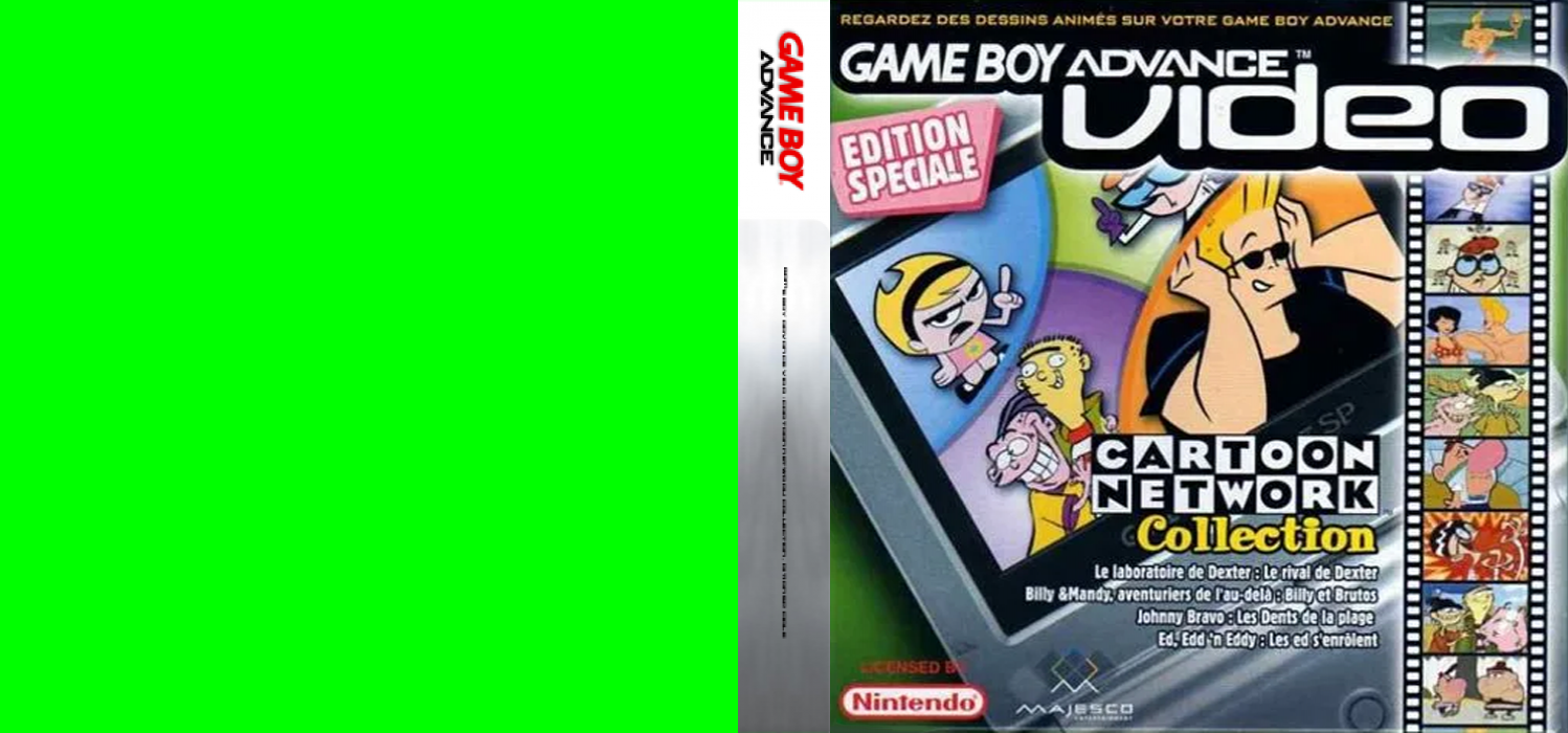 Game Boy Advance Video - Cartoon Network Collection - Edition Speciale — box-texture (FR)