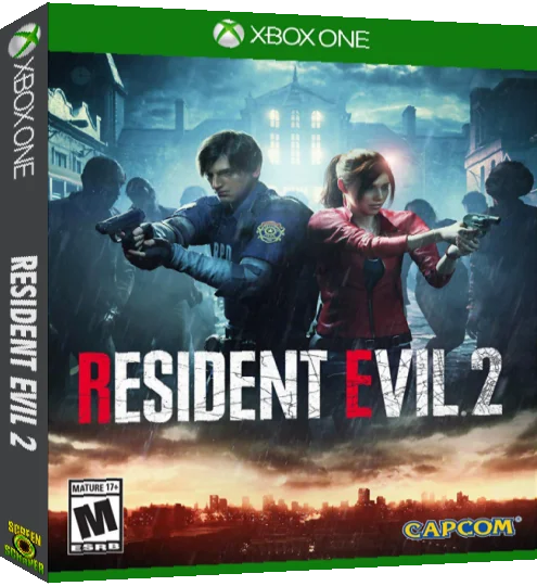 Resident Evil 2 — box-3D (US)