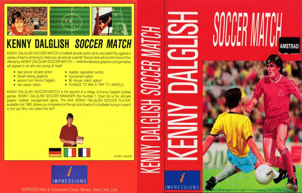 Kenny Dalglish Soccer Match — box-texture (EU)