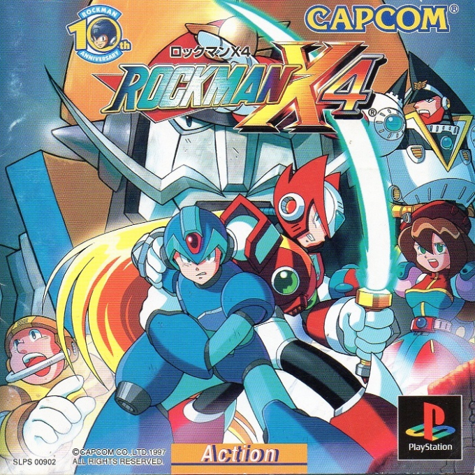 Rockman X4 — box-2D (JP)
