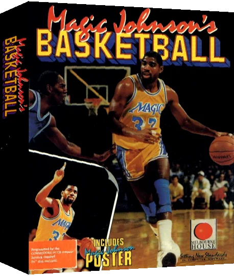 Magic Johnson's Basketball — box-3D (EU)