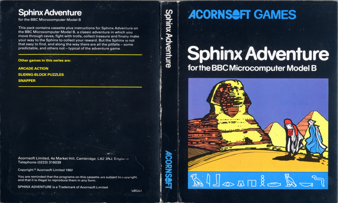 Sphinx Adventure — box-texture (EU)