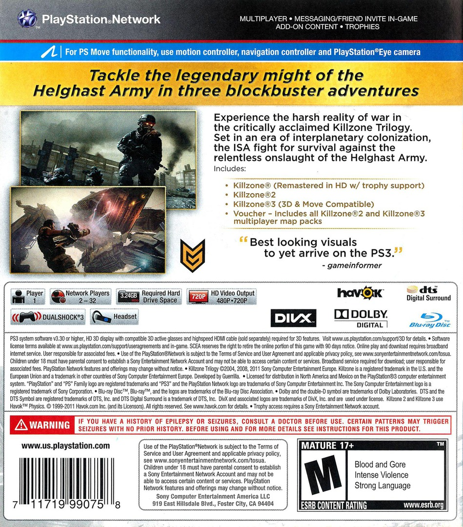 Killzone — box-2D-back (US)