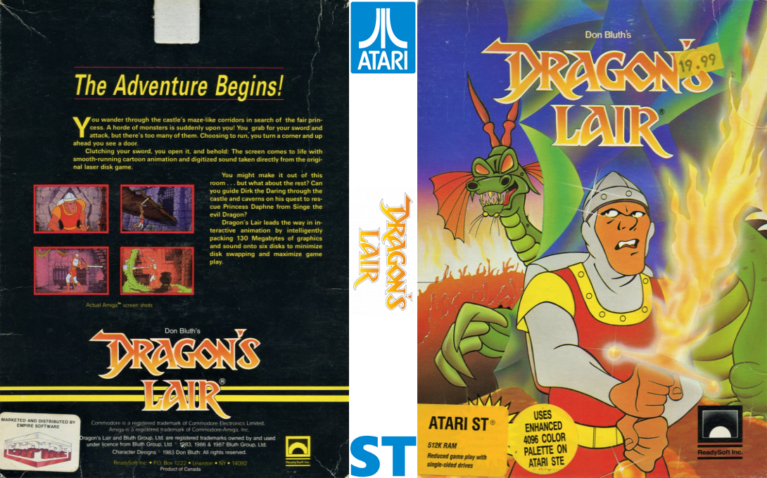 Dragon's Lair — box-texture (US)