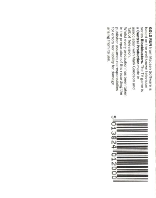 Blockbusters - Gold Run — box-2D-back (WOR)