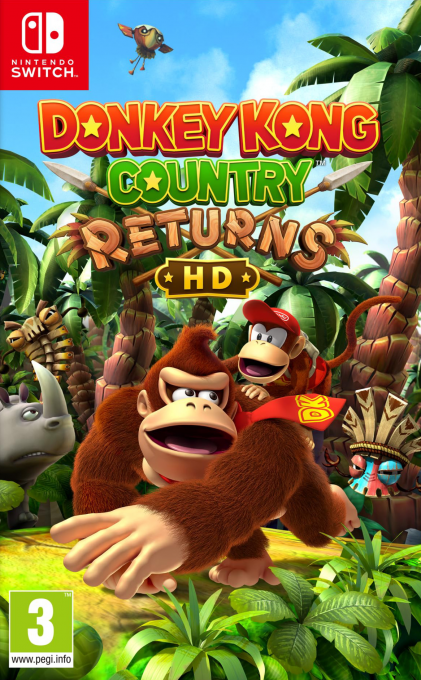 Donkey Kong Country Returns HD — box-2D (EU)