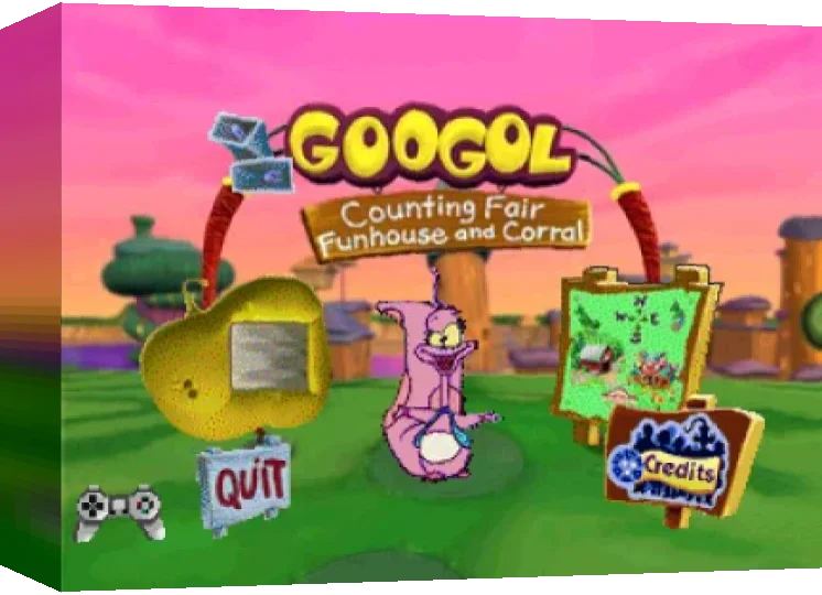 ZZZ(notgame):Lightspan - The Secret of Googol - The Google Counting Fair 4 - Corral * Fun House — box-3D (US)
