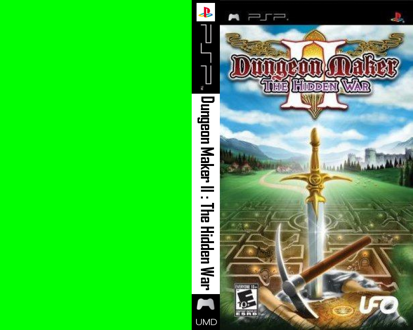 Dungeon Maker II - The Hidden War — box-texture (US)