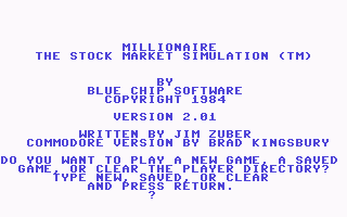 Millionaire : The Stock Market Simulation — sstitle (WOR)