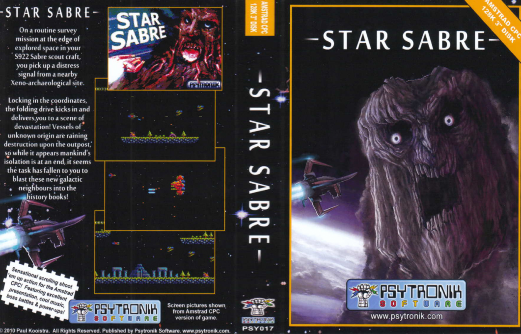 Star Sabre - 128k Edition — box-texture (EU)