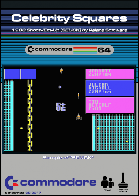 Celebrity Squares box art
