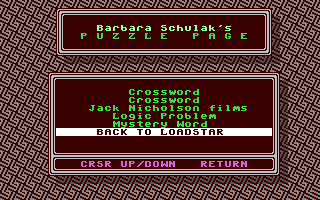 The Puzzle Page #168 — ss (WOR)