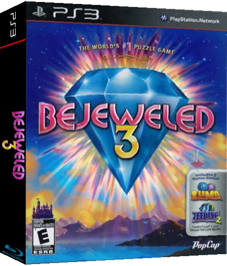 Bejeweled 3 — box-3D (US)