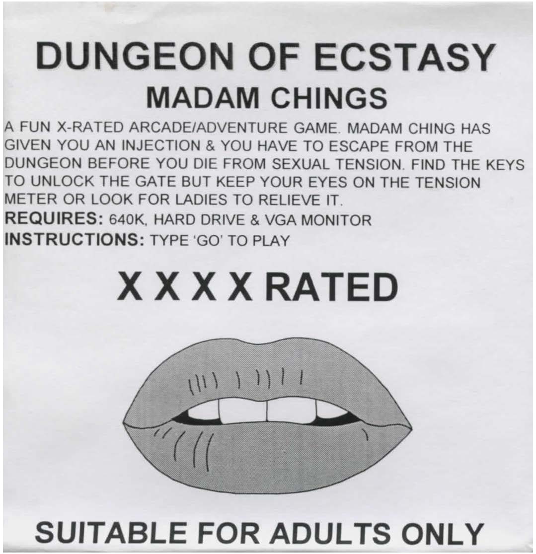 Madame Ching's Dungeon of Ecstasy box art