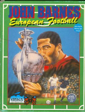 John Barnes European Football box art