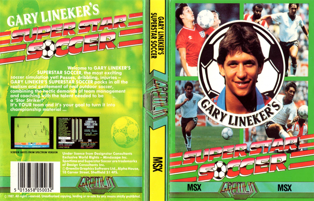Gary Lineker's SuperStar Soccer — box-texture (EU)