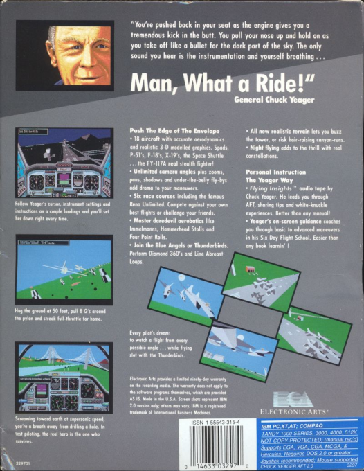 Chuck Yeager's Advanced Flight Trainer 2.0 — box-2D-back (US)