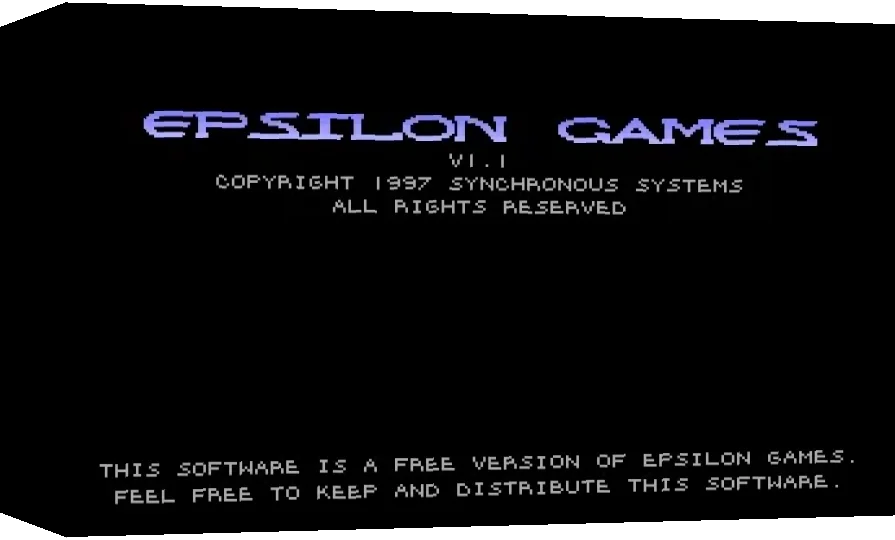 Epsilon Games — box-3D (WOR)