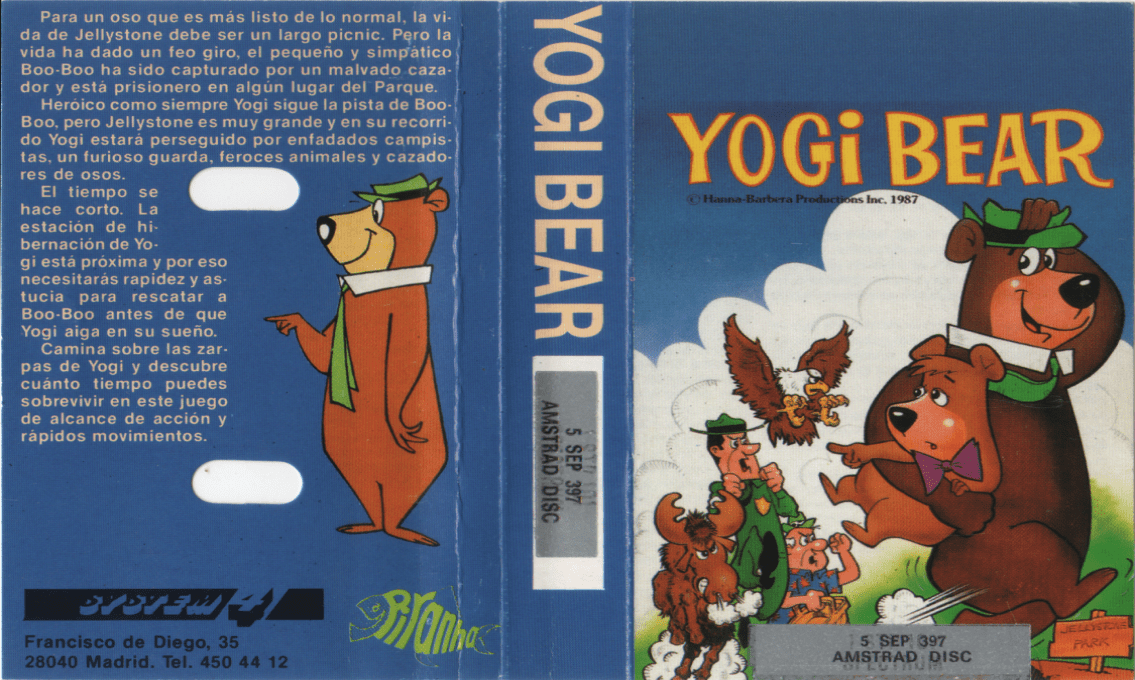 Yogi Bear — box-texture (SP)