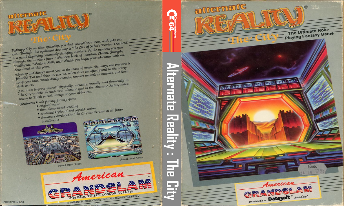 Alternate Reality - The City — box-texture (EU)