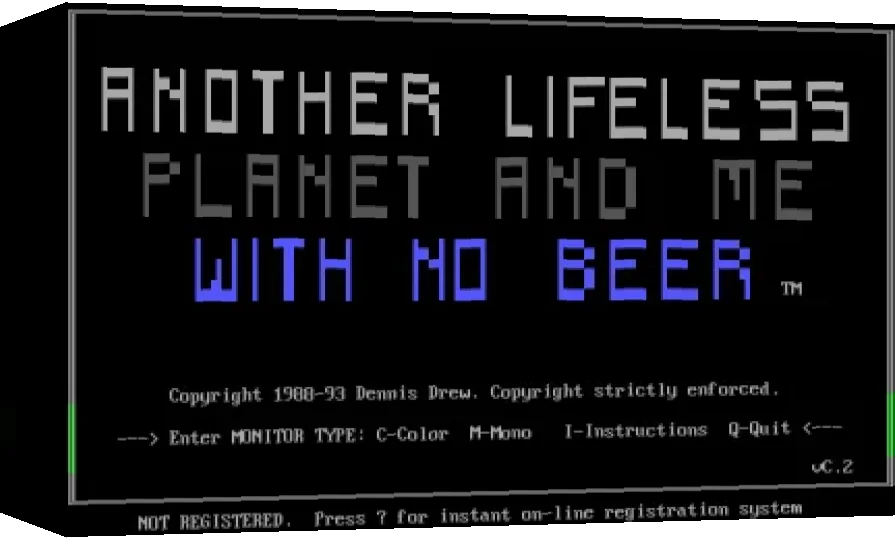Another Lifeless Planet and Me With No Beer — box-3D (WOR)