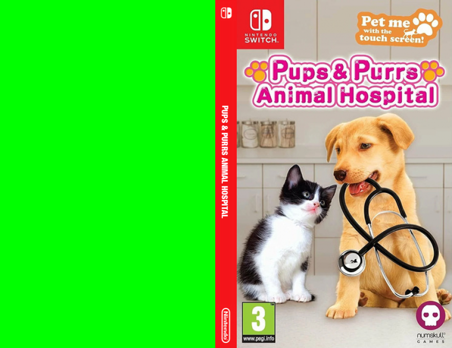 Pups and Purrs Animal Hospital — box-texture (EU)