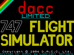 747 Flight Simulator — sstitle (WOR)