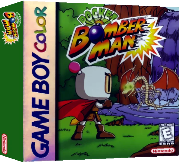 Pocket Bomberman — box-3D (US)