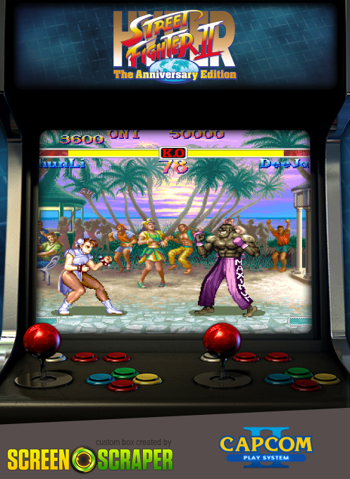 Hyper Street Fighter II: The Anniversary Edition — box-2D (SS)