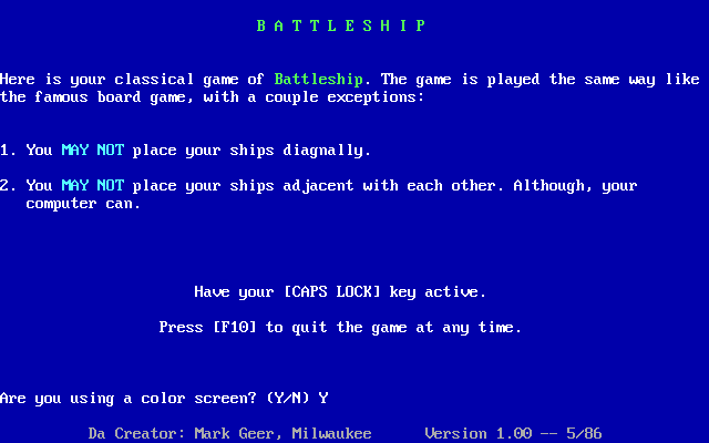 Battleship box art