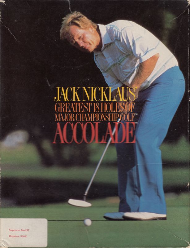 Jack Nicklaus' Greatest 18 Holes Of Major Championship Golf box art