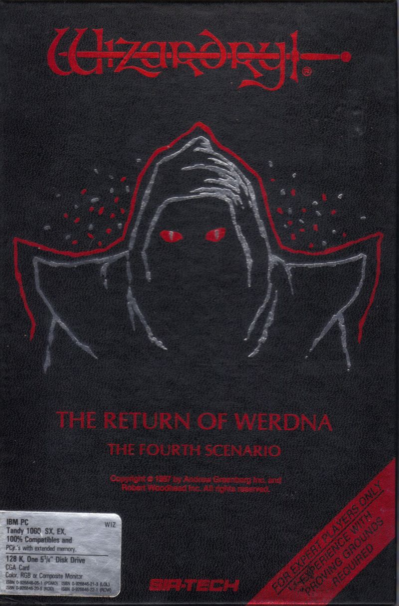 Wizardry IV: The Return of Werdna box art