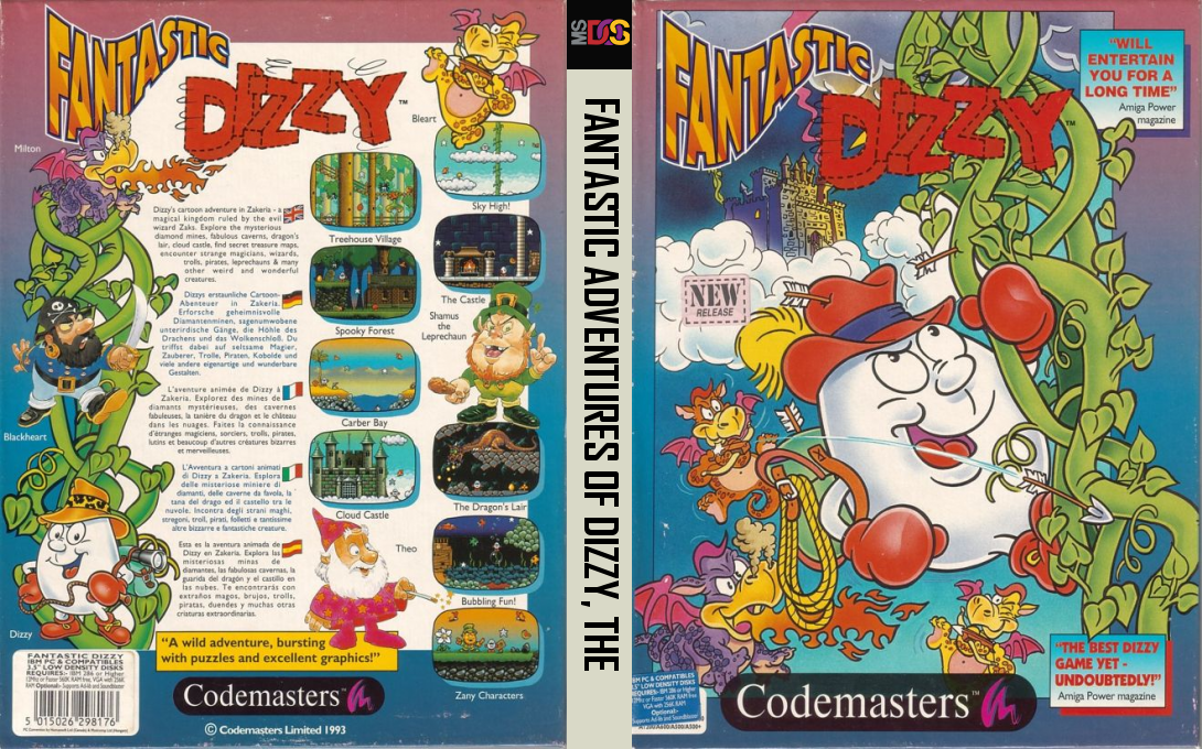 Fantastic Dizzy — box-texture (EU)